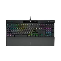 Corsair K70 RGB PRO Gaming-Tastatur – Cherry MX Red, PBT Tastenkappen, 8000Hz, QWERTZ DE – Schwarz
