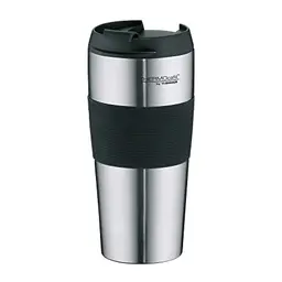 THERMOcafé by THERMOS 0,40l Thermo Kaffeebecher to Go aus Edelstahl, hält 4h heiß & 8h kalt, schwappsicher, ideal für Uni, Schule & Büro
