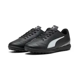 Puma Kinder Fußballschuhe Vitoria II, Schwarz/Weiß, Größe 5 UK