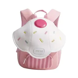Dickly Mini-Pilz-Rucksack für Kinder, verstellbare Träger, Kindergartenrucksack, für 1-3-Jährige, Rosa