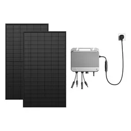 Zendure 800W Balkonkraftwerk - Komplettset mit 2 bifazialen Solarmodulen und Mikro-Wechselrichter