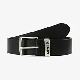 Levi's Herren Gürtel New Ashland, Schwarz, 100 cm