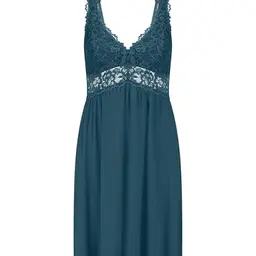 Hunkemöller Slipdress Nora Lace - Legion Blue - XS