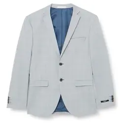 JACK&JONES Herren Check Blazer JPRSOLARIS, Slim Fit, Größe 46