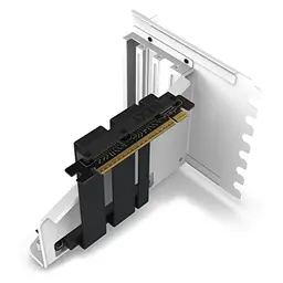 NZXT Vertical GPU Mounting Kit - Robuste Stahlhalterung für Grafikkarten, Schwarz/Weiß