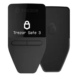 Trezor Safe 3 - Krypto Hardware Wallet für sichere Verwaltung digitaler Assets (Cosmic Black)