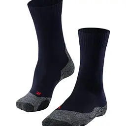 FALKE Herren Wandersocken TK2 Explore M, antiblasen, 1 Paar, Blau Marine, Größe 44-45
