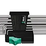 Wera 950 L/9 SM N Winkelschlüsselsatz, 9-teilig, metrisch, gestellverchromt