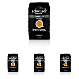 Schwiizer Schüümli Espresso Kaffeebohnen 1kg - Intensität 4/5 - UTZ-zertifiziert