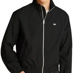 Tommy Jeans Herren Windbreaker Jacke - Schwarz, XS