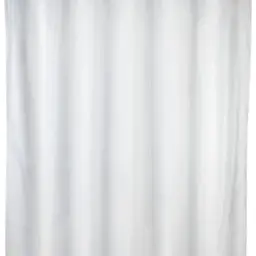 WENKO Anti-Schimmel Duschvorhang Weiß, waschbar und wasserabweisend, 180 x 200 cm