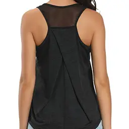Dawnrole Damen Sport Tank Top – Ärmelloses Fitness Yoga Oberteil