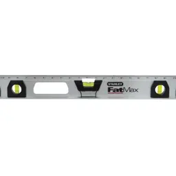 Stanley FatMax I-Profil Wasserwaage 120 cm - magnetisch, mit 2 vertikalen und 1 horizontaler Libelle
