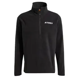 adidas Terrex Half Zip Fleece Jacket for Men, Black, Size L