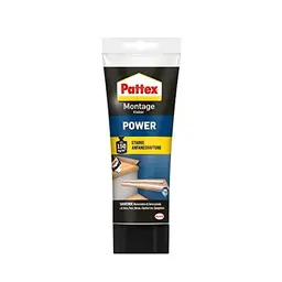 Pattex Montagekleber Power, starker Baukleber für innen & außen, 250 g