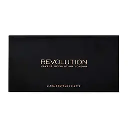 Makeup Revolution Ultra Contour Palette - Highlighters & Contour Shades, Vegan, 13g