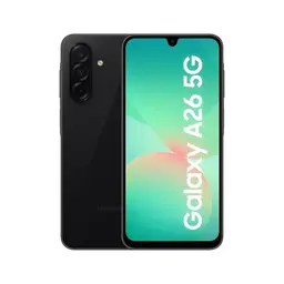 Samsung Galaxy A26 5G Smartphone, ohne Vertrag, 6 GB RAM, 128 GB, 50 MP Kamera, schwarz, 2,5 Jahre Garantie