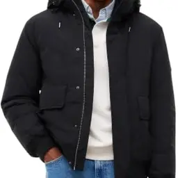 Tommy Jeans Herren Bomberjacke City Ready, Schwarz, Größe M