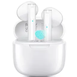 Radiolux Bluetooth In-Ear Kopfhörer, kabellos, IP7 wasserdicht, 48h Akku, mit Mikrofon und tiefem Bass