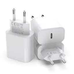USB C Adapter 25W - Schnelles Ladegerät für iPhone 17/16/15/14/13/12/11/X/XR/8 und iPad - 3er Pack