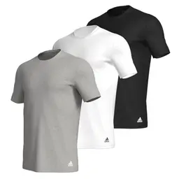 adidas Herren Crew Neck Baselayer-Shirt (3er Pack) - Active Core Cotton, Größe L