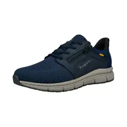 bugatti man Herren sportliche Schnürer, Männer Schnürhalbschuhe, Straßenschuhe, Schnürung, Dunkelblau (4100), Gr. 42 EU