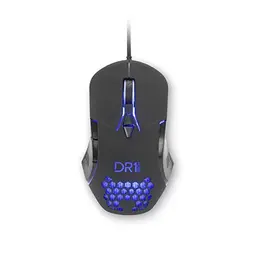 DR1TECH Guardian Gaming Maus - Kabelgebunden - Ergonomisches Design für PC/PS4/XBOX - 7 Tasten, 3200 DPI