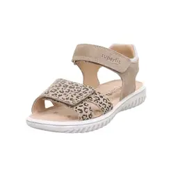 Superfit Sparkle Sandale für Mädchen in Beige, Größe 29 EU