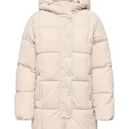 JdY Damen Long Hood Pufferjacke