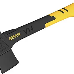 LEXIVON 35 cm Outdoor Axt für Garten und Camping mit ergonomischem Griff und Schutzhülle
