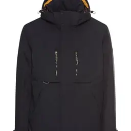 camel active Herren Jacke mit abnehmbarer Kapuze in Navyblau