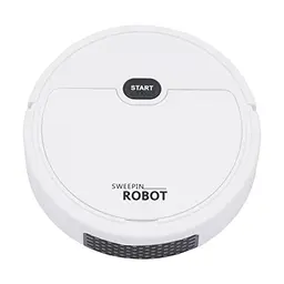 Queeucaer Staubsauger Roboter mit Absaugstation und Wischfunktion, weiß