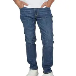 TOM TAILOR Herren Jeans Josh Regular Fit Stretch Denim, Mid Stone Wash, Größe 36/36