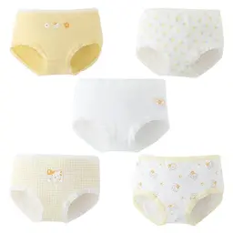 Yearning Life Mädchen-Höschen, Shorts, Baumwollmischung, 5er-Pack, ab Größe 122
