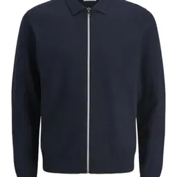 JJ Rebel Herren Polo Jrebcallum Full Zip, Sky Captain, M