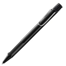 Lamy Safari Kugelschreiber schwarz - zeitloser Kuli mit ergonomischem Griff, inkl. M 16 Mine in schwarz