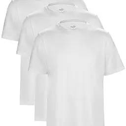 PUMA Jungen T-Shirt Deluxe Edition - 3er Pack - Weiß - Größe 128