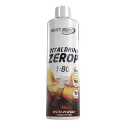 Best Body Nutrition Vital Drink ZEROP - Eistee-Pfirsich, zuckerfrei, 500 ml