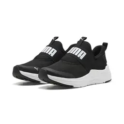 PUMA Softride Wired 2 SLIPTECH JR Sneaker, Schwarz/Weiß, Größe 37,5