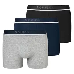 Schiesser Herren 3er Pack Bio Baumwolle Boxershorts - Größe XL