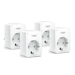 TP-Link Tapo P100 Smart WLAN Steckdose 4er Pack - Alexa & Google Home Kompatibel