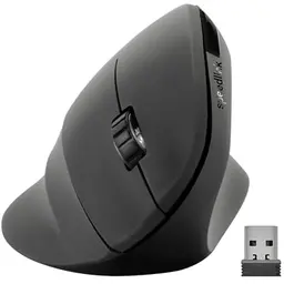 Speedlink PIAVO Ergonomic Wireless Vertical Mouse - komfortable kabellose Maus, Schwarz
