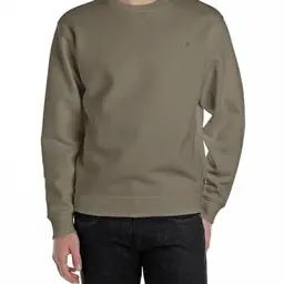 Replay Herren Sweatshirt Basic, Mud Green, XS