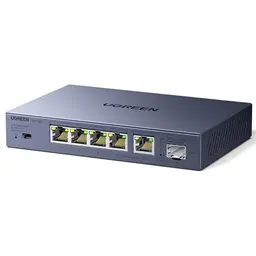 UGREEN 2.5G LAN Switch mit 5 Ports, Unmanaged, für Computer, NAS, Server, WiFi 6, schnelle Datenübertragung