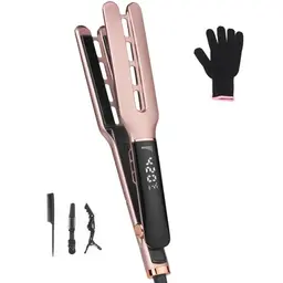 Professionelles 9 mm Glätteisen mit LCD-Display für alle Haartypen