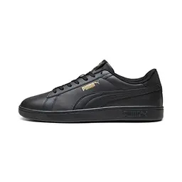 Puma Smash 3.0 L Unisex Sneaker, schwarz/gold, Größe 39 EU