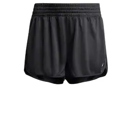 adidas Damen Pacer Essentials Knit High-Rise Shorts Plus Size - Schwarz, XL