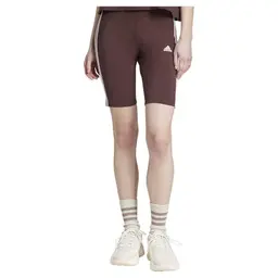 adidas Damen 3-Stripes Bike Shorts, shadow brown, Größe M