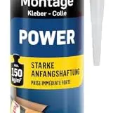 Pattex Montagekleber Power, starker Baukleber, 370g