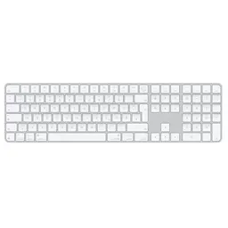 Apple Magic Keyboard mit Touch ID und Ziffernblock für Mac – Deutsch – Weiße Tasten